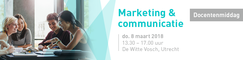 Programma Docentenmiddag Marketing en communicatie 2018 grotendeels bekend