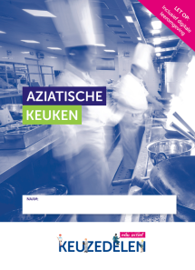 Keuzedeel Aziatische keuken | combipakket