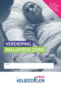 Keuzedeel Verdieping palliatieve zorg | combipakket