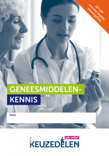 Keuzedeel Geneesmiddelenkennis | combipakket