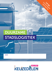 Keuzedeel Duurzame stadslogistiek | combipakket