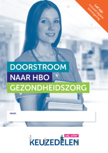 Keuzedeel Doorstroom naar HBO Gezondheidszorg | combipakket