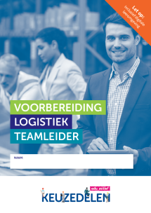 Keuzedeel Voorbereiding logistiek teamleider | combipakket