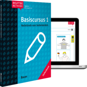 Kaft Basiscursus 1 - oefenboek + online